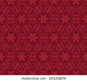 Decorative geometric ornament. seamless pattern. vector illustration. for interior design, wallpaper, invitation