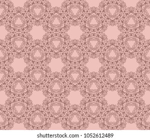 Decorative geometric ornament. seamless pattern. vector illustration. for interior design, wallpaper, invitation