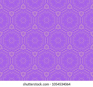 Decorative geometric ornament. seamless pattern. vector illustration. for interior design, wallpaper, invitation