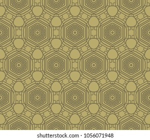 Decorative geometric ornament. seamless pattern. vector illustration. for interior design, wallpaper, invitation