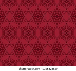 Decorative geometric ornament. seamless pattern. vector illustration. for interior design, wallpaper, invitation