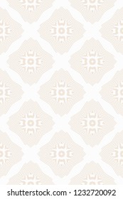 Decorative geometric ornament. seamless pattern. vector illustration. Tribal Ethnic Arabic, Indian, motif. for interior design, wallpaper.