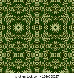 Decorative Geometric Ornament. Seamless Pattern. Vector Illustration. Tribal Ethnic Arabic, Indian, Motif. For Interior Design, Wallpaper