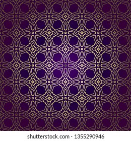 Decorative Geometric Ornament. Seamless Pattern. Vector Illustration. Tribal Ethnic Arabic, Indian, Motif. For Interior Design, Wallpaper