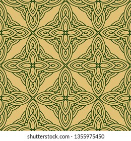 Decorative Geometric Ornament. Seamless Pattern. Vector Illustration. Tribal Ethnic Arabic, Indian, Motif. For Interior Design, Wallpaper