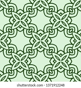 Decorative Geometric Ornament. Seamless Pattern. Vector Illustration. Tribal Ethnic Arabic, Indian, Motif. For Interior Design, Wallpaper