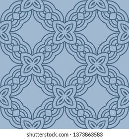 Decorative Geometric Ornament. Seamless Pattern. Vector Illustration. Tribal Ethnic Arabic, Indian, Motif. For Interior Design, Wallpaper