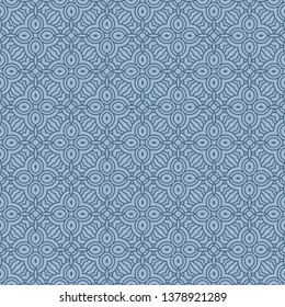 Decorative Geometric Ornament. Seamless Pattern. Vector Illustration. Tribal Ethnic Arabic, Indian, Motif. For Interior Design, Wallpaper