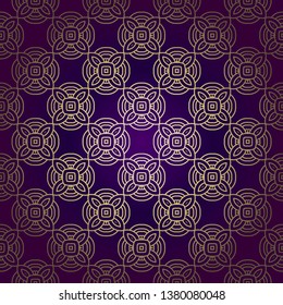 Decorative Geometric Ornament. Seamless Pattern. Vector Illustration. Tribal Ethnic Arabic, Indian, Motif. For Interior Design, Wallpaper