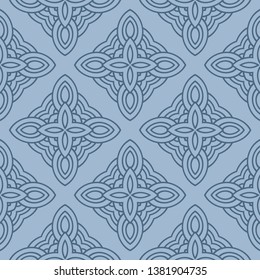 Decorative Geometric Ornament. Seamless Pattern. Vector Illustration. Tribal Ethnic Arabic, Indian, Motif. For Interior Design, Wallpaper