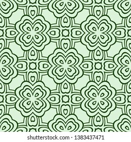 Decorative Geometric Ornament. Seamless Pattern. Vector Illustration. Tribal Ethnic Arabic, Indian, Motif. For Interior Design, Wallpaper