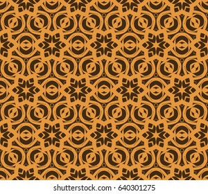 decorative geometric ornament. Seamless vector illustration. Floral style.