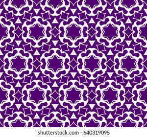 decorative geometric ornament. Seamless vector illustration. Floral style.
