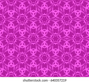 decorative geometric ornament. Seamless vector illustration. Floral style.