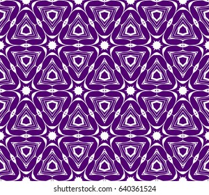 decorative geometric ornament. Seamless vector illustration. Floral style.