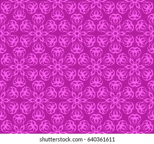 decorative geometric ornament. Seamless vector illustration. Floral style.