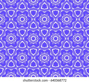 decorative geometric ornament. Seamless vector illustration. Floral style.