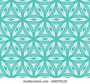 decorative geometric ornament. Seamless vector illustration. Floral style.