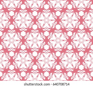 decorative geometric ornament. Seamless vector illustration. Floral style.