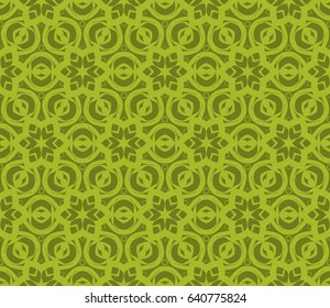 decorative geometric ornament. Seamless vector illustration. Floral style.
