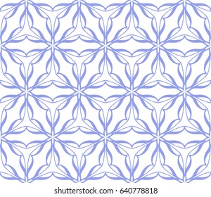 decorative geometric ornament. Seamless vector illustration. Floral style.