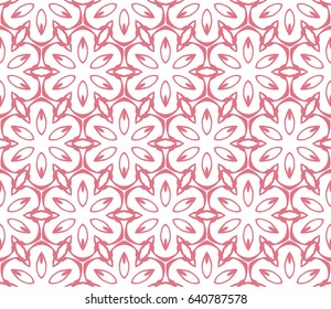 decorative geometric ornament. Seamless vector illustration. Floral style.