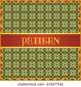 Decorative geometric pattern background