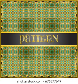 Decorative geometric pattern background