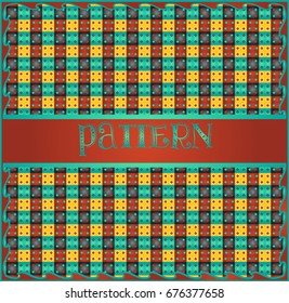 Decorative geometric pattern background