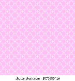 Decorative geometric pattern. Quatrefoil background. Illustration for fabric textile and wrapping paper designs