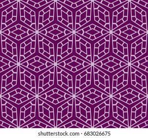 decorative geometric pattern. seamless vector illustration. for wallpaper, invitation, fabric textile. purple color