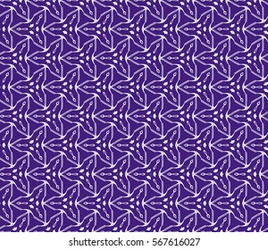 decorative geometric seamless background. vector illustration. for interior design, wallpaper, fabric textile. purple, silver color