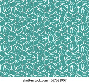 decorative geometric seamless background. vector illustration. for interior design, wallpaper, fabric textile