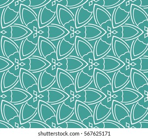 decorative geometric seamless background. vector illustration. for interior design, wallpaper, fabric textile