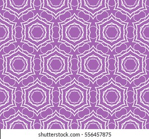 decorative geometric seamless lace pattern. vector illustration. for interior design, wallpaper, invitation. purple color