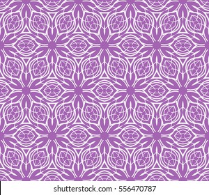 decorative geometric seamless lace pattern. vector illustration. for interior design, wallpaper, invitation. purple color