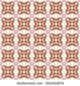 Decorative geometric seamless pattern. Abstract graphic art, colorful decorative seamless background for invitation card design. Vector repeating texture for textile fabric or paper print