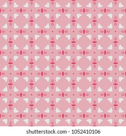 Decorative geometric seamless pattern. Abstract graphic art, colorful decorative seamless background for invitation card design. Vector repeating texture for textile fabric or paper print