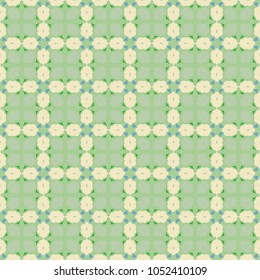 Decorative geometric seamless pattern. Abstract graphic art, colorful decorative seamless background for invitation card design. Vector repeating texture for textile fabric or paper print