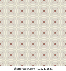 Decorative geometric seamless pattern. Abstract graphic art, colorful decorative seamless background for invitation card design. Vector repeating texture for textile fabric or paper print