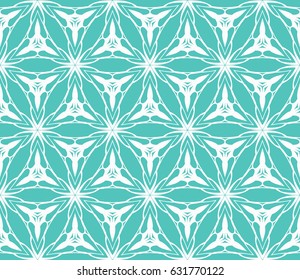 decorative geometric seamless pattern in floral style. vector illustration. for wallpaper, fabric design