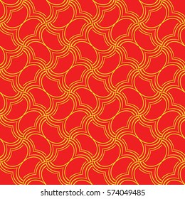 decorative geometric seamless pattern with simple shape. vector illustration. for wallpaper, decor, fabric textile