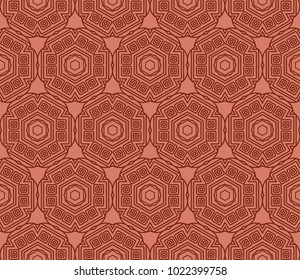 decorative geometric seamless pattern. vector illustration. for interior design, wallpaper