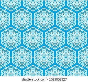 decorative geometric seamless pattern. vector illustration. for interior design, wallpaper
