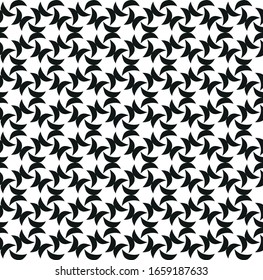 Decorative geometric seamless pattern vector EPS.