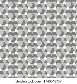 Decorative geometric seamless pattern vector