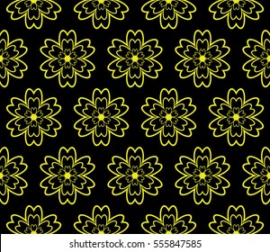 decorative geometric seamless pattern. vector illustration. for interior design, wallpaper, invitation