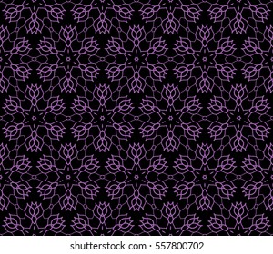 decorative geometric seamless pattern. vector illustration. for interior design, wallpaper, invitation. purple color