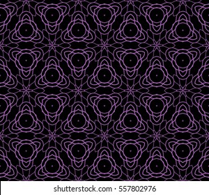 decorative geometric seamless pattern. vector illustration. for interior design, wallpaper, invitation. purple color