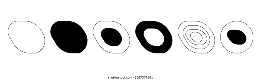 Fondo de abstracción de Elementos geométricos decorativos